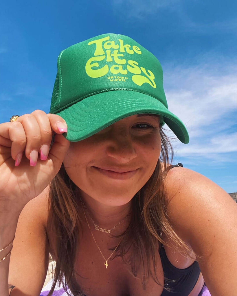 Take it Easy Trucker Hat – Uptown Hippie