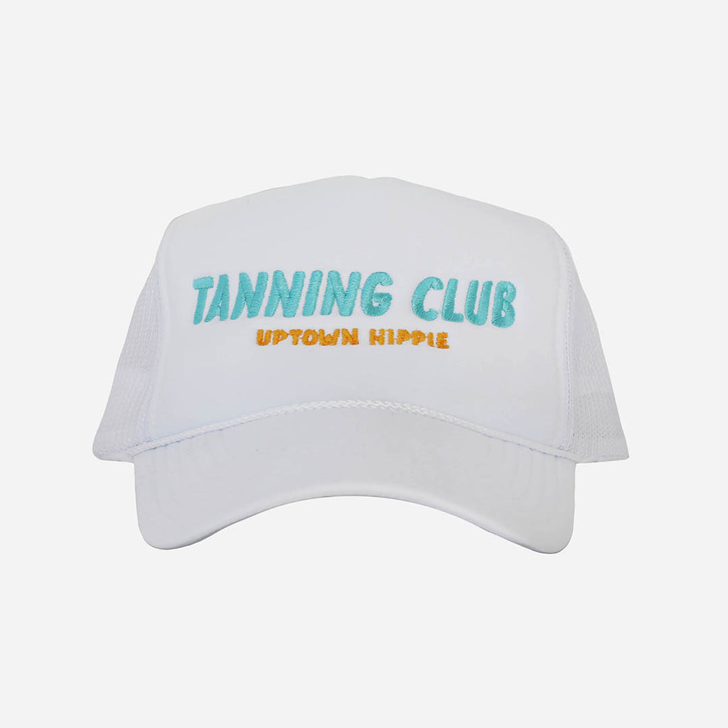 Tanning Club Trucker Hat Golden Yellow