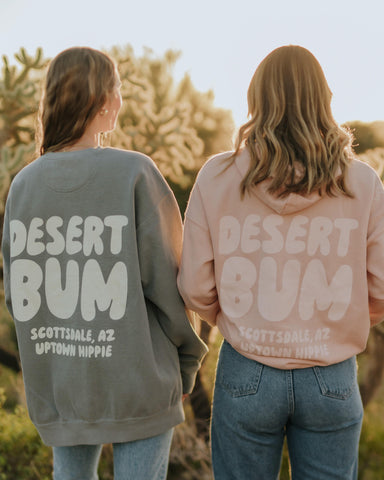Desert Bum Floaty Sweatshirt (Peach)
