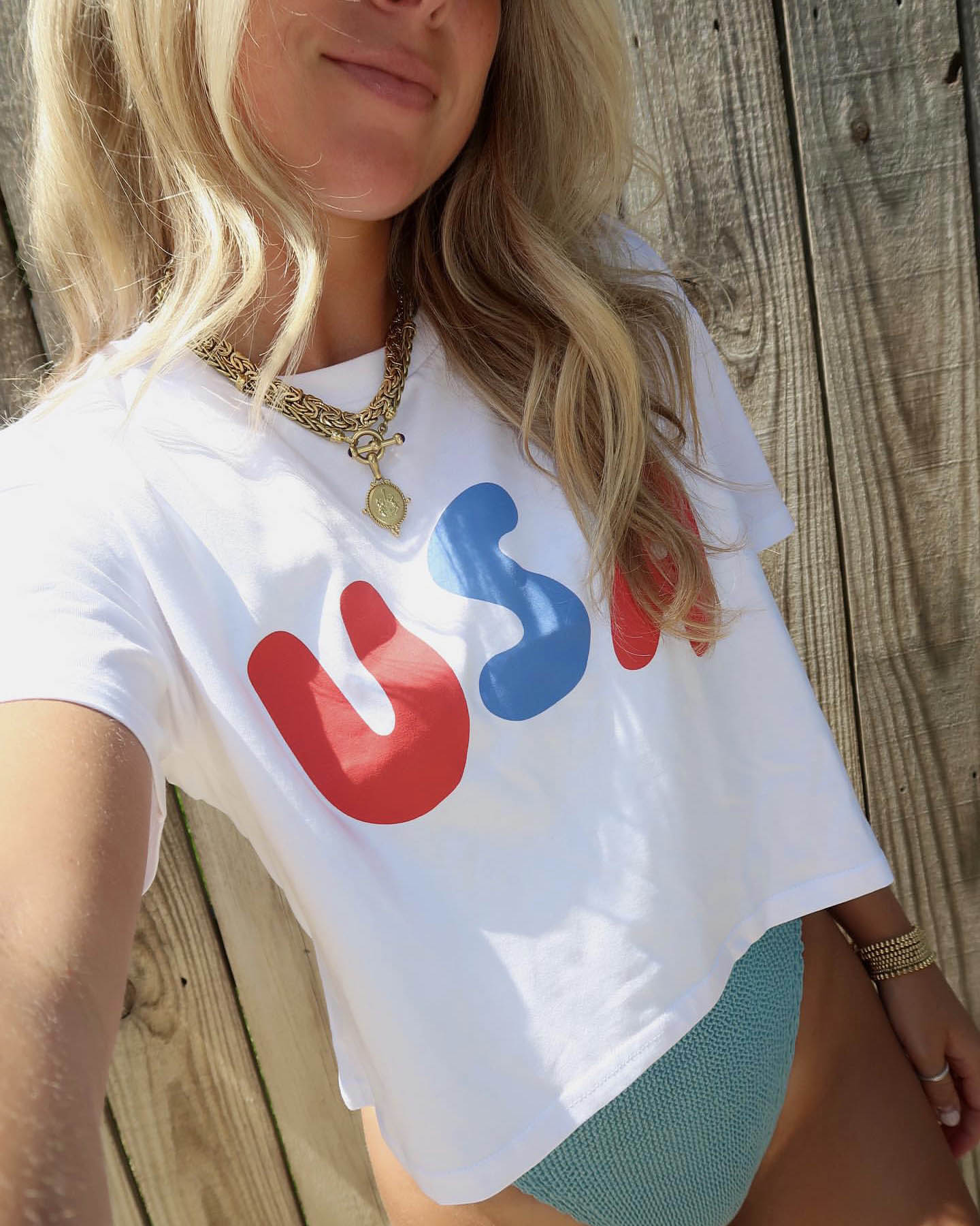 USA Crop Top