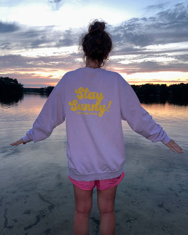Stay Sunny Sweatshirt (Lavender)