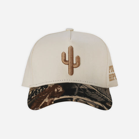 Camo Cactus Snapback Hat