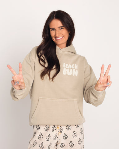 Beach Bum Sweatshirt (Faded Taupe)