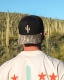 Cactus Snapback Hat | Midnight Camo