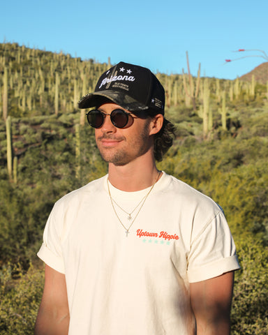 Arizona Saguaro Snapback Hat | Midnight Camo