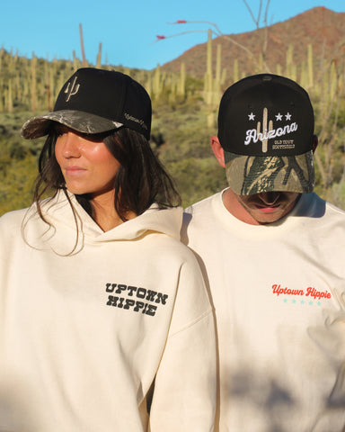 Arizona Saguaro Snapback Hat | Midnight Camo