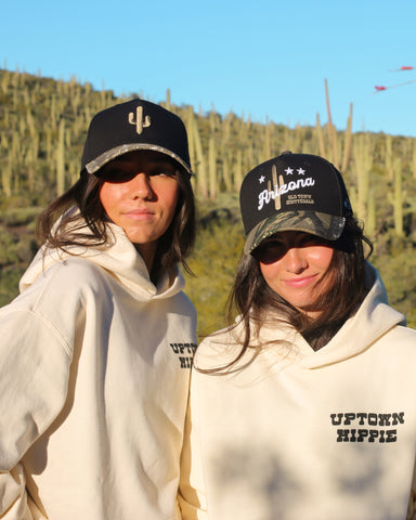 Arizona Saguaro Snapback Hat | Midnight Camo