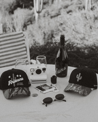 Cactus Snapback Hat | Midnight Camo
