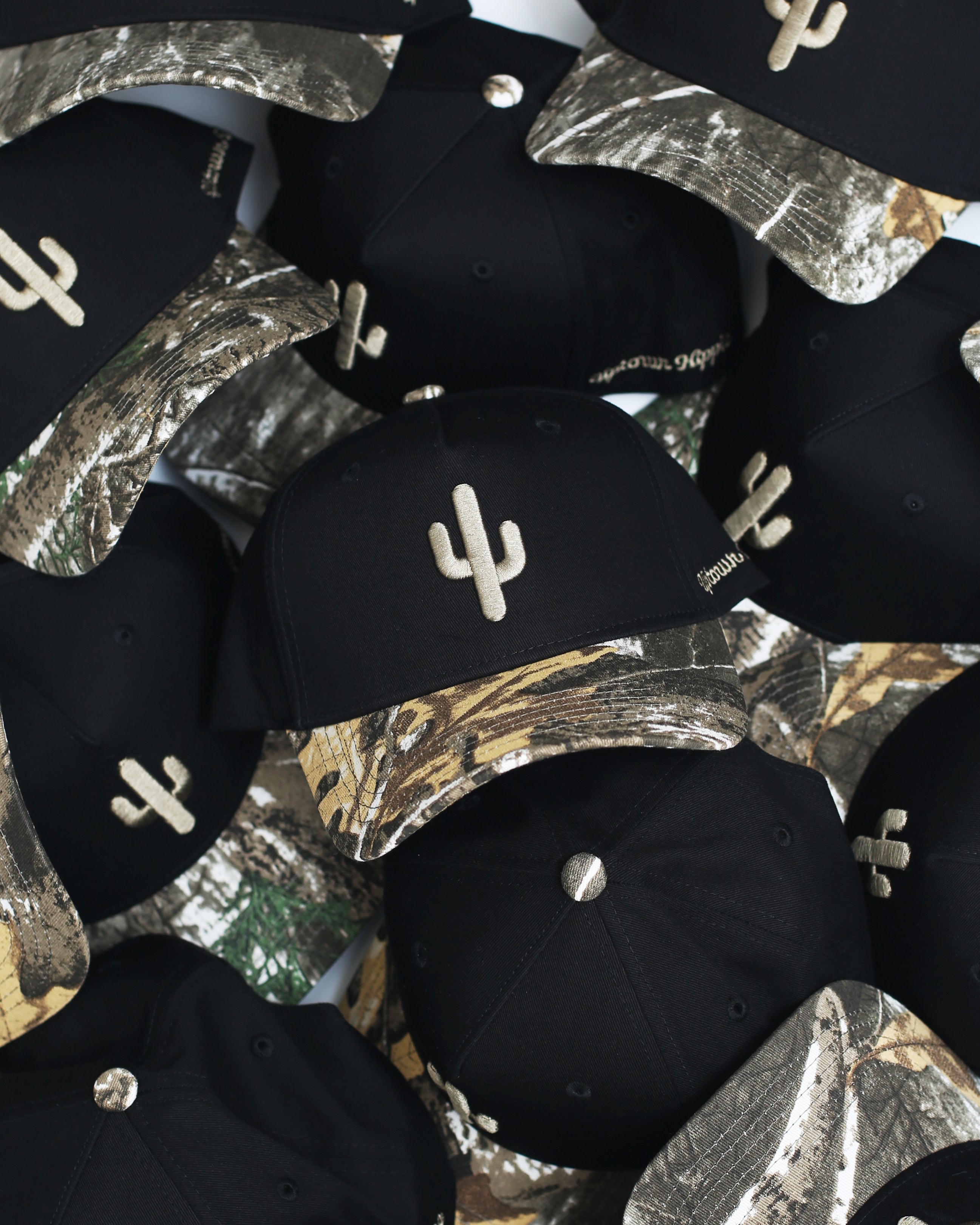 Cactus Snapback Hat | Midnight Camo