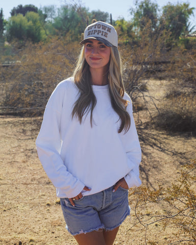 Everyday Crewneck | White