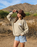 Carefree Cowboy Crewneck | Dune