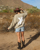 Carefree Cowboy Crewneck | Dune