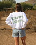 Uptown Hippie Crewneck | White