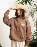 Uptown Palm Hoodie | Espresso