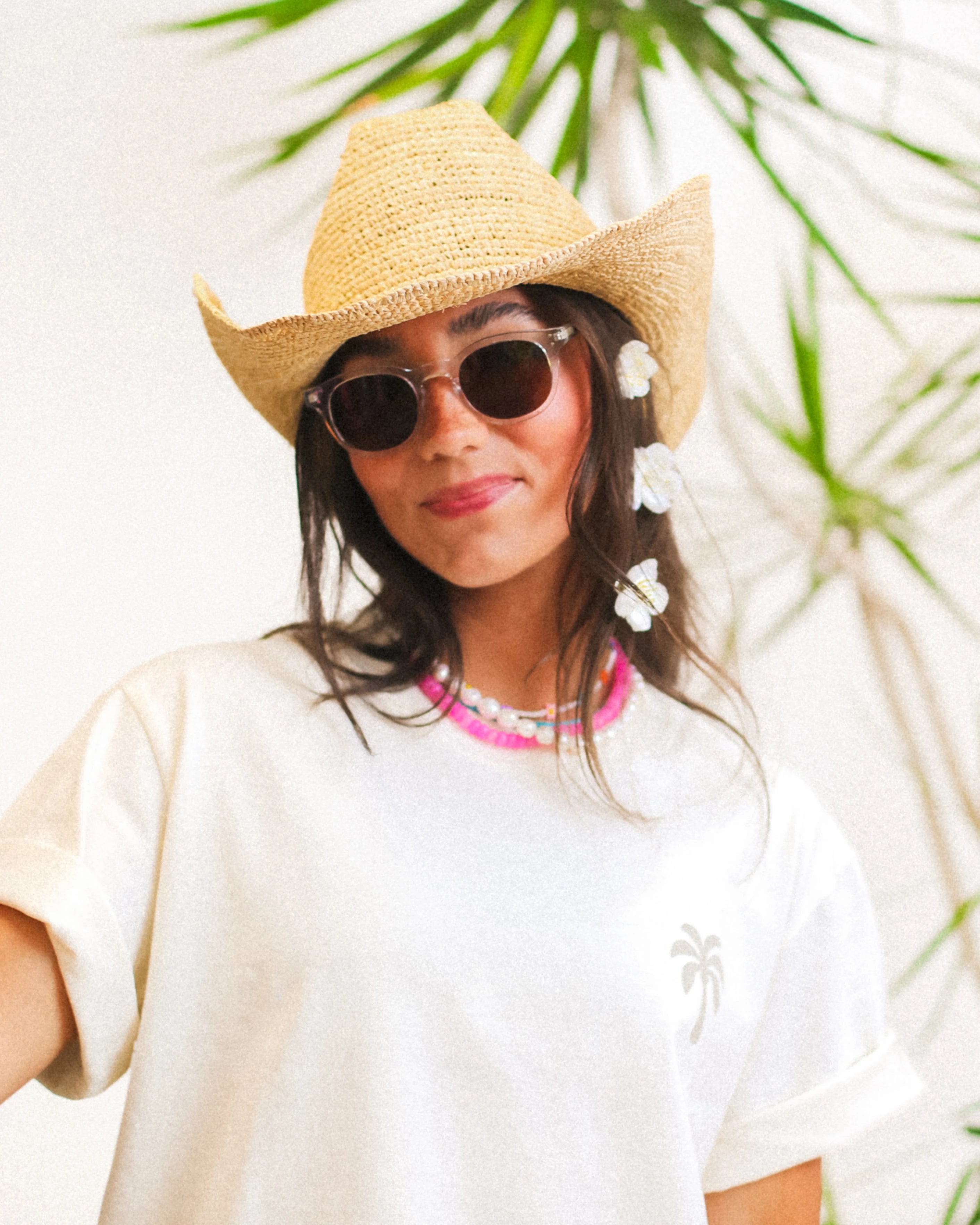 Palm Box Fit Shirt | Natural