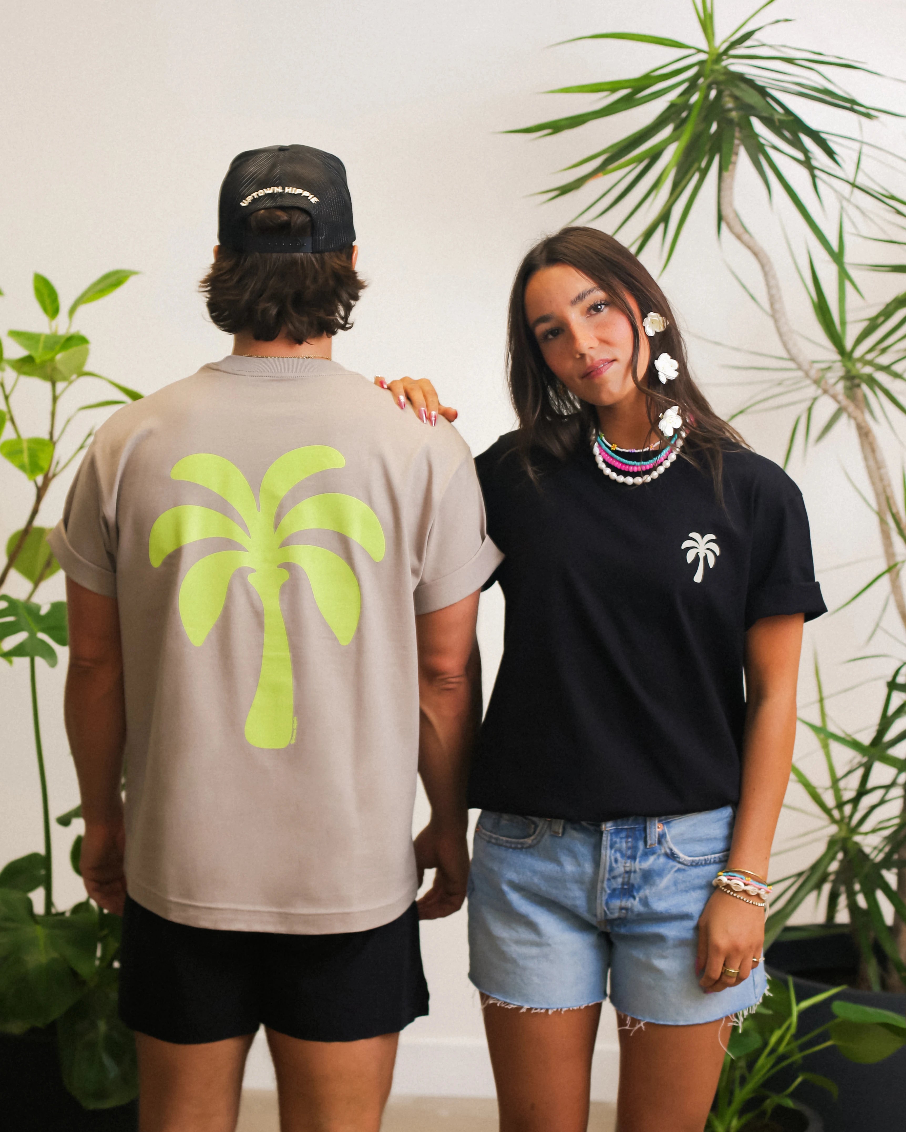 Palm Box Fit Shirt | Black