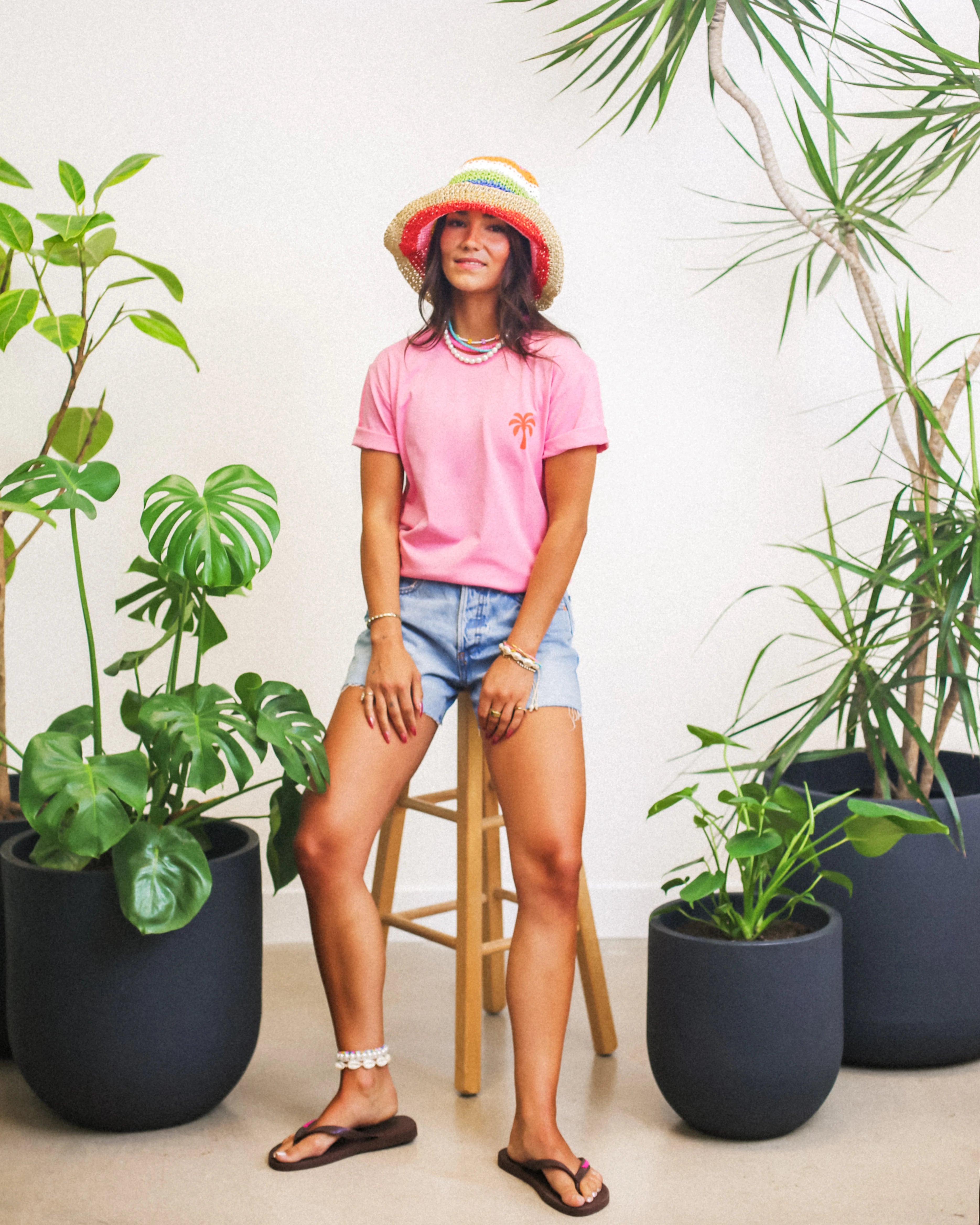 Palm Shirt | Hibiscus