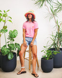 Palm Shirt | Hibiscus