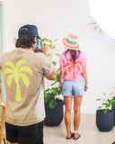 Palm Shirt | Hibiscus