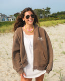 Wild Horses Zip Hoodie | Faded Chocolate