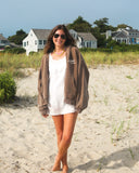 Wild Horses Zip Hoodie | Faded Chocolate
