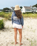 Wild Horses Hoodie | Faded Blue