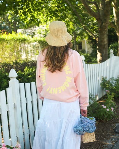 Living for the Moment Crewneck | Blossom