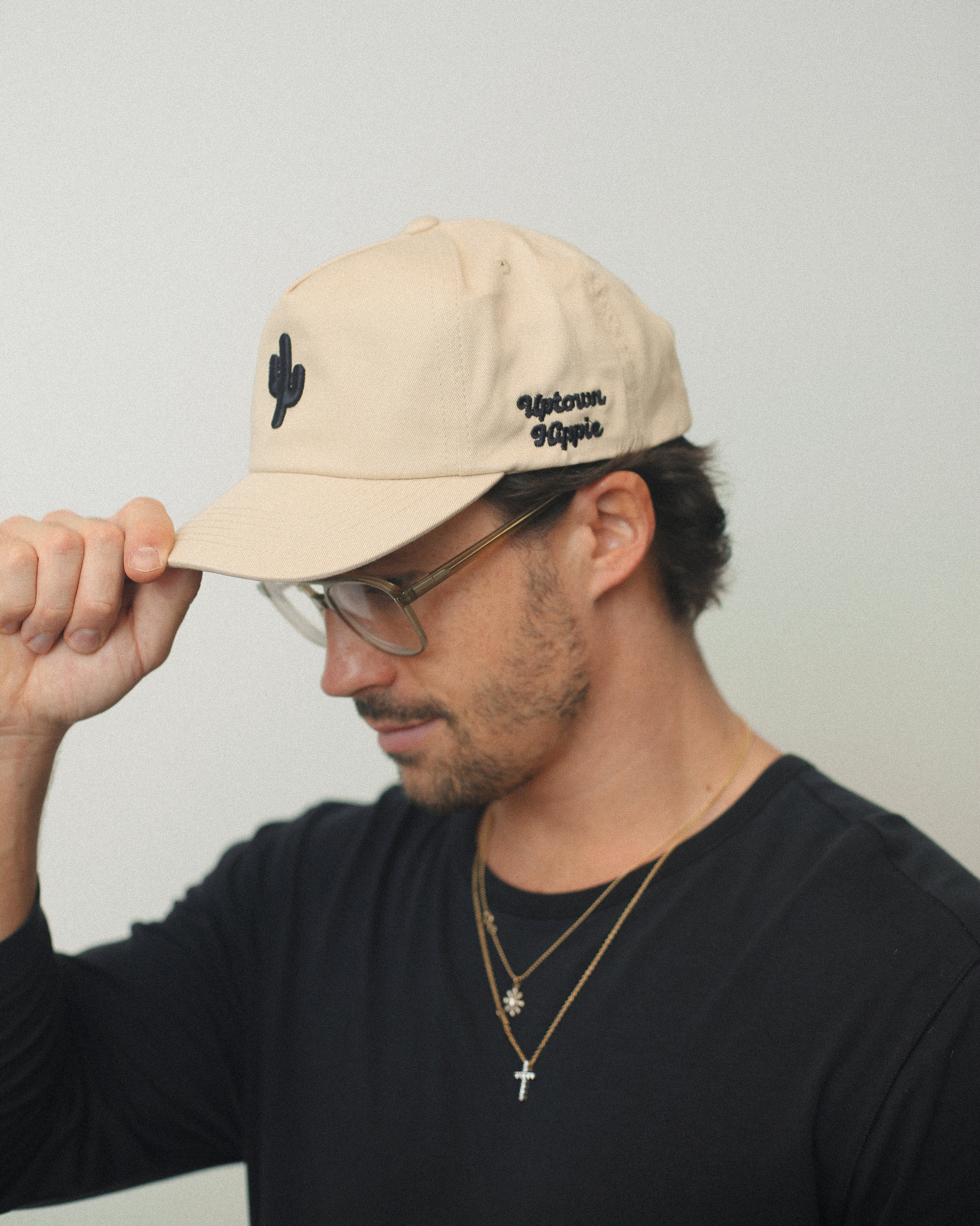 Cactus Unstructured Snapback Hat