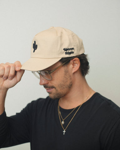 Cactus Unstructured Snapback Hat