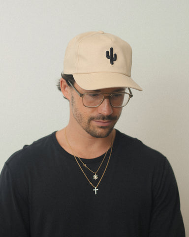 Cactus Unstructured Snapback Hat