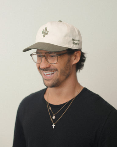 Cactus Unstructured Snapback Hat