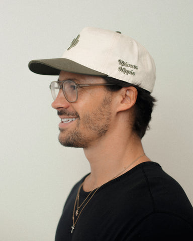Cactus Unstructured Snapback Hat