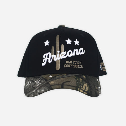Arizona Saguaro Snapback Hat | Midnight Camo