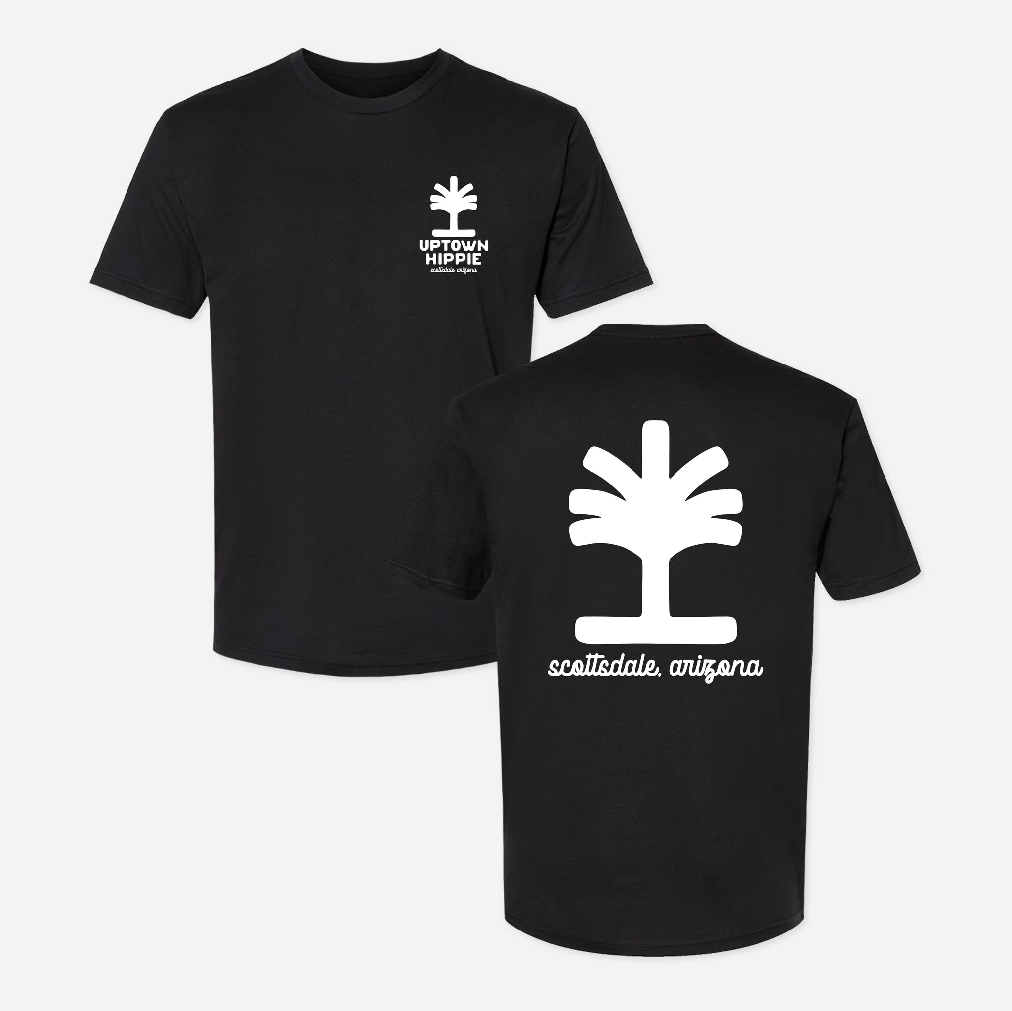 Uptown Hippie Logo Shirt (Black)