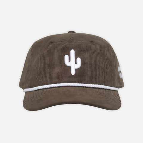 Cactus Corduroy Snapback Hat