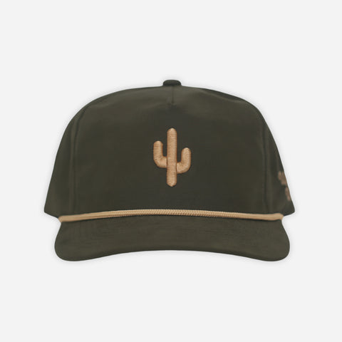 Cactus Unstructured Snapback Hat