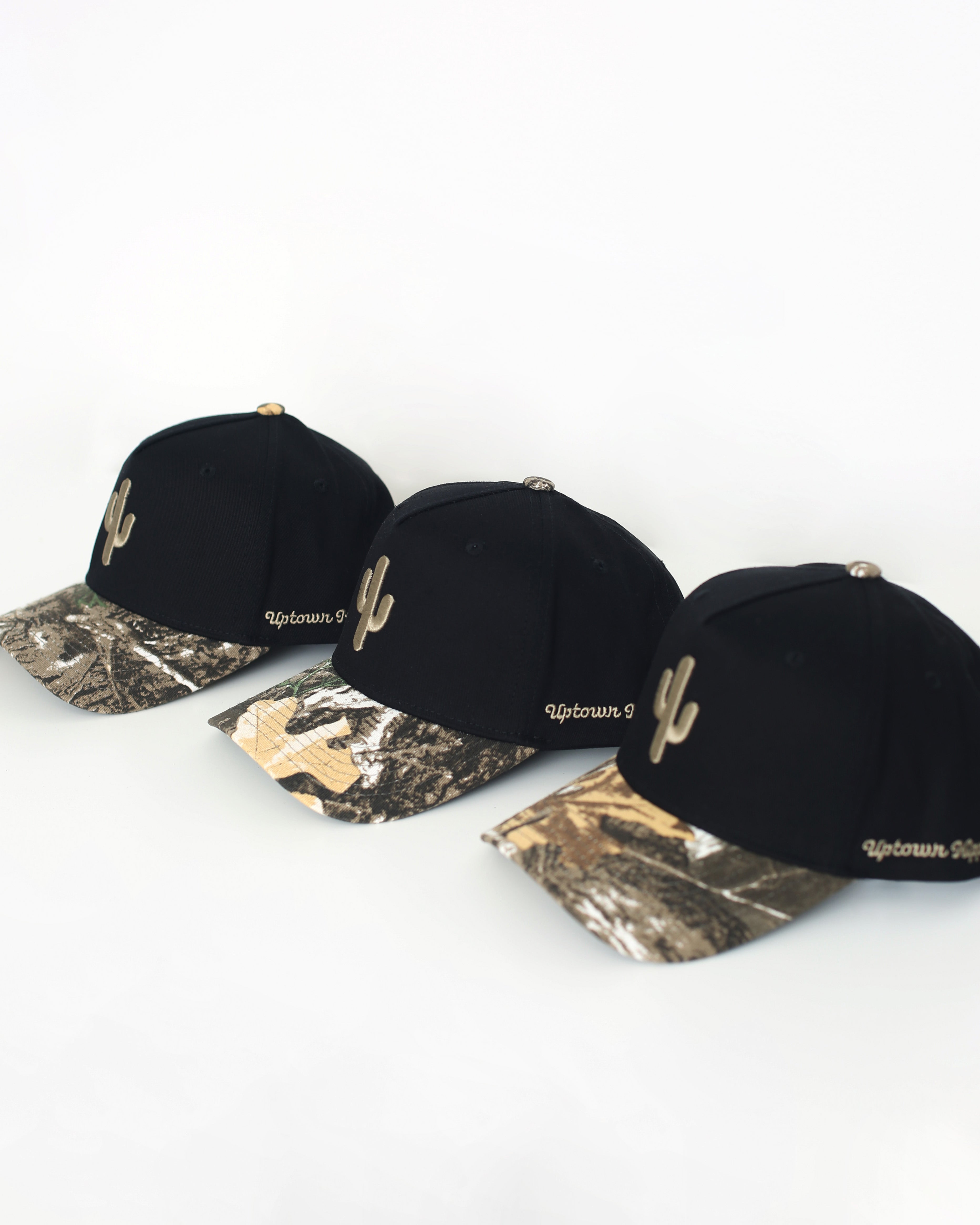 Cactus Snapback Hat | Midnight Camo