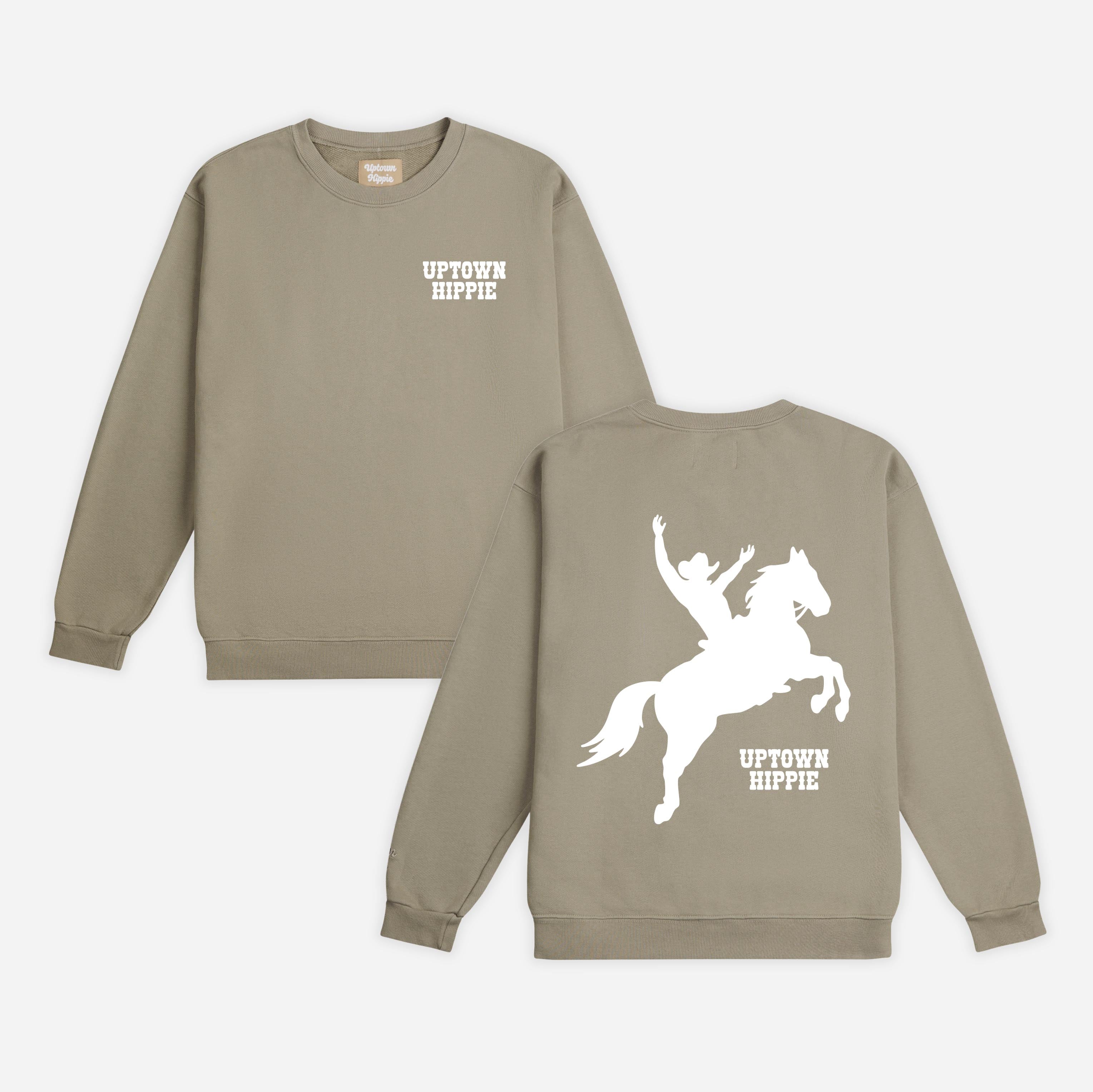 Carefree Cowboy Crewneck | Dune