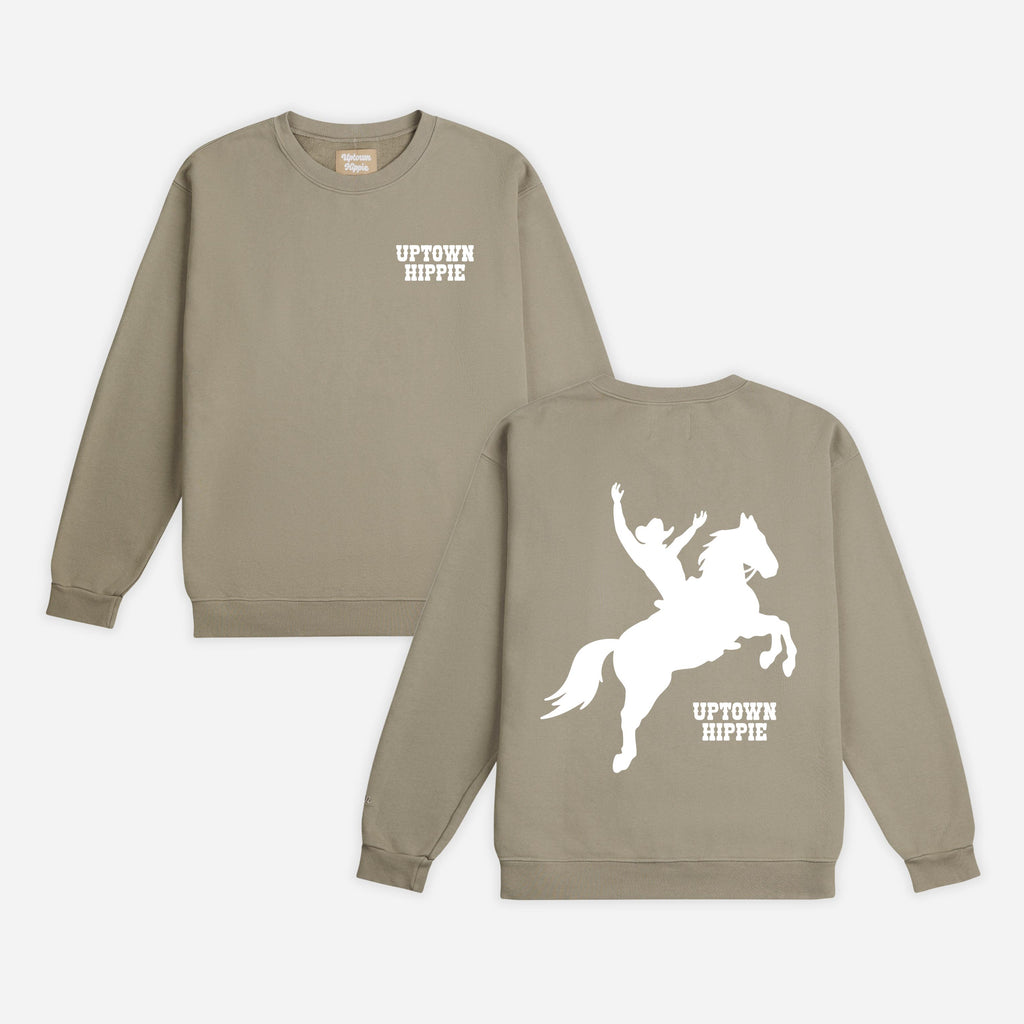 Carefree Cowboy Crewneck | Dune