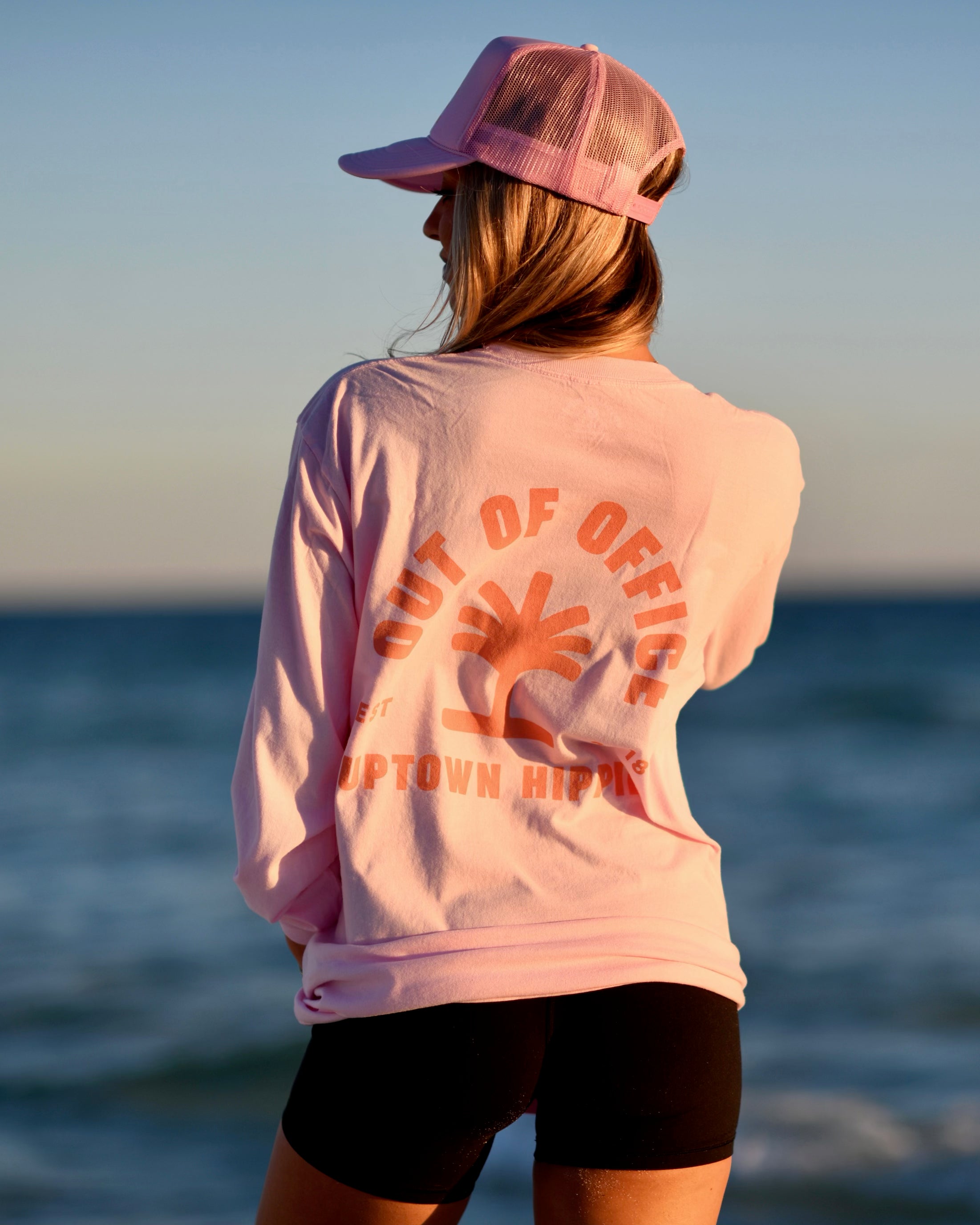 Out of Office Palm Trucker Hat