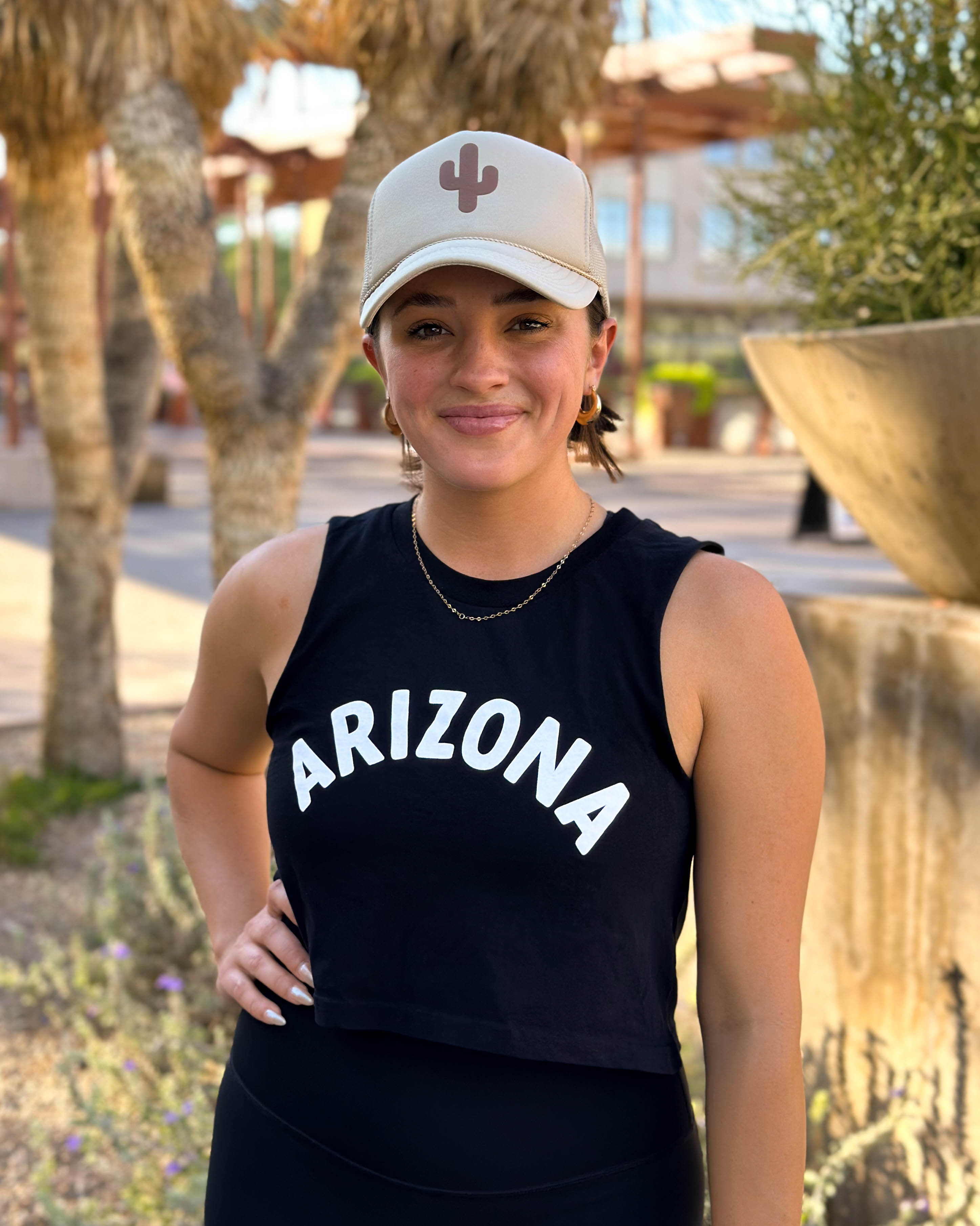 Puffy Cactus Trucker Hat