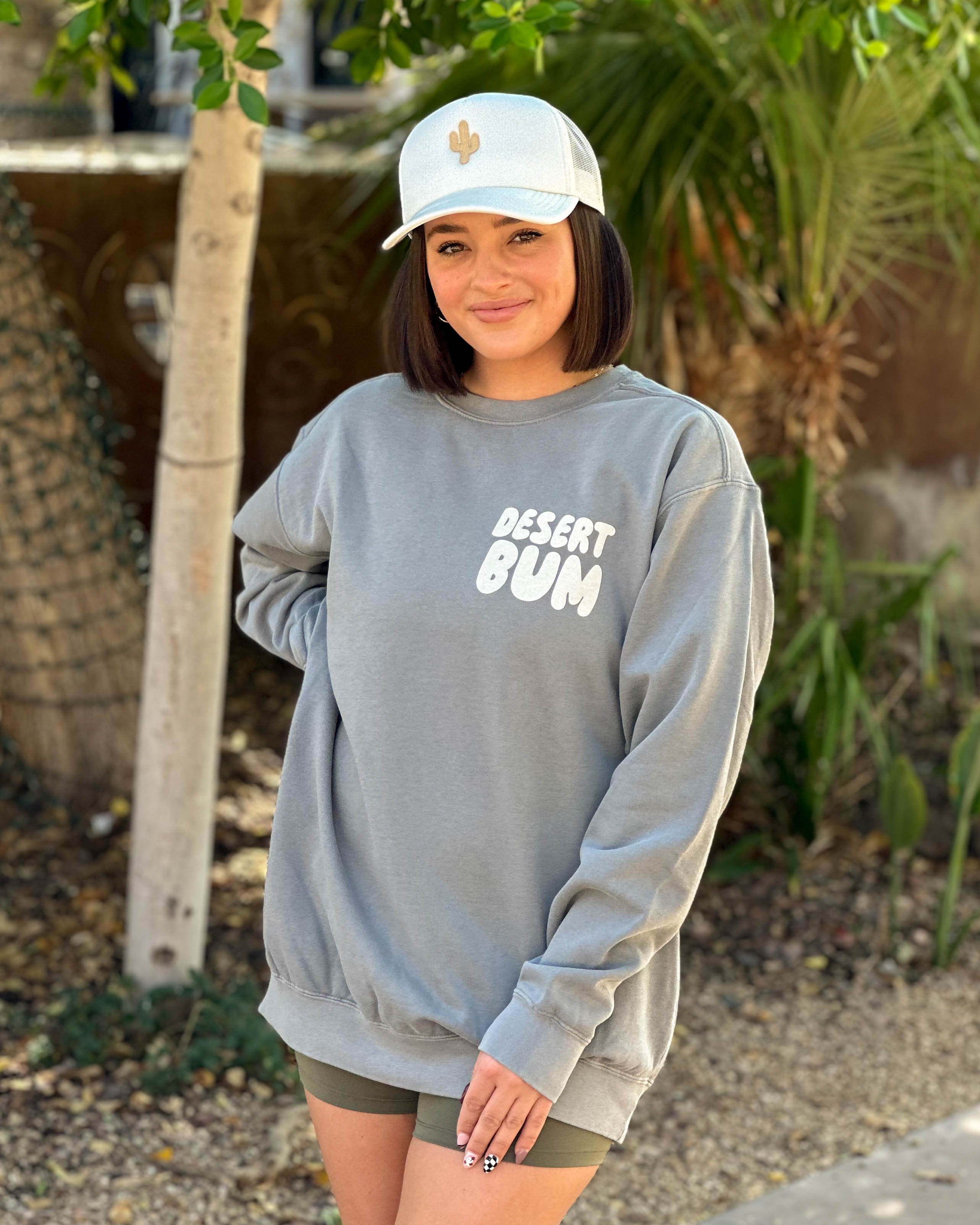 Desert Bum Floaty Sweatshirt (Grey)