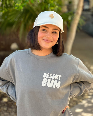 Desert Bum Floaty Sweatshirt (Grey)