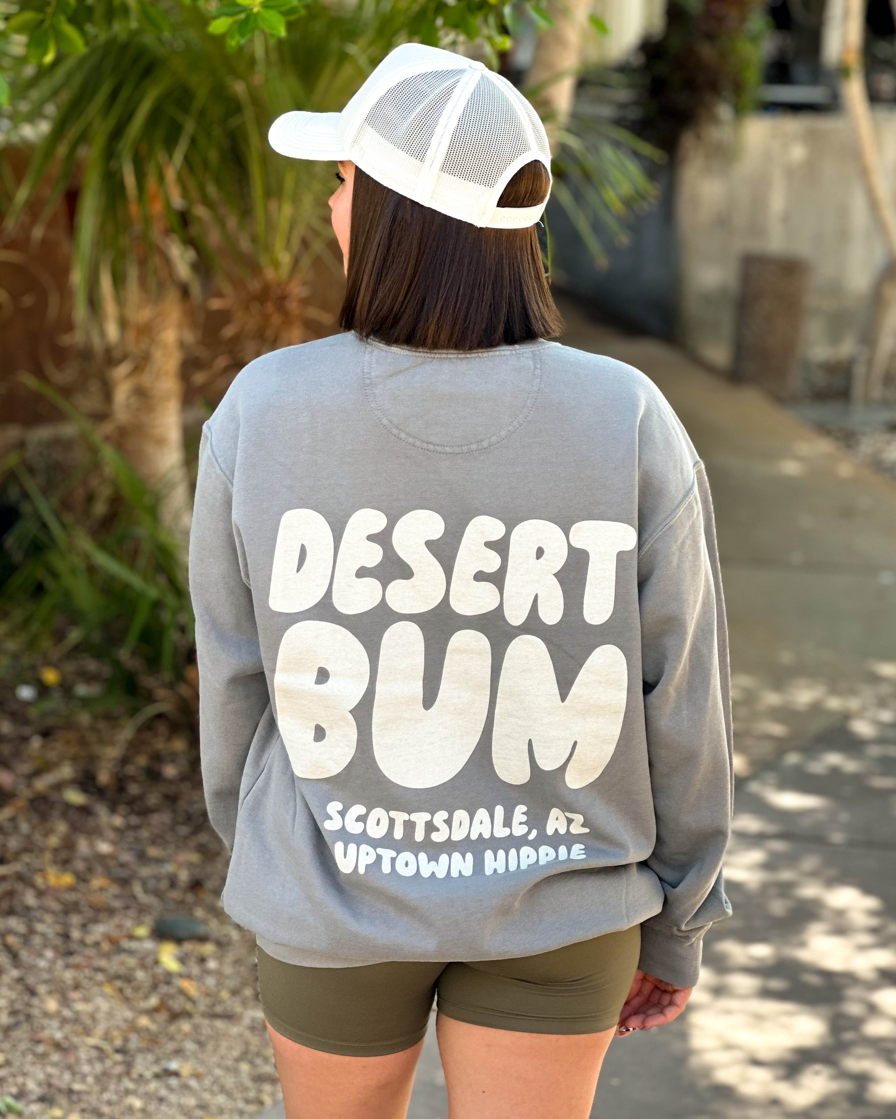 Desert Bum Floaty Sweatshirt (Grey)