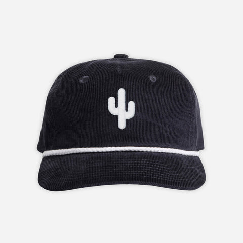 Cactus Corduroy Snapback Hat