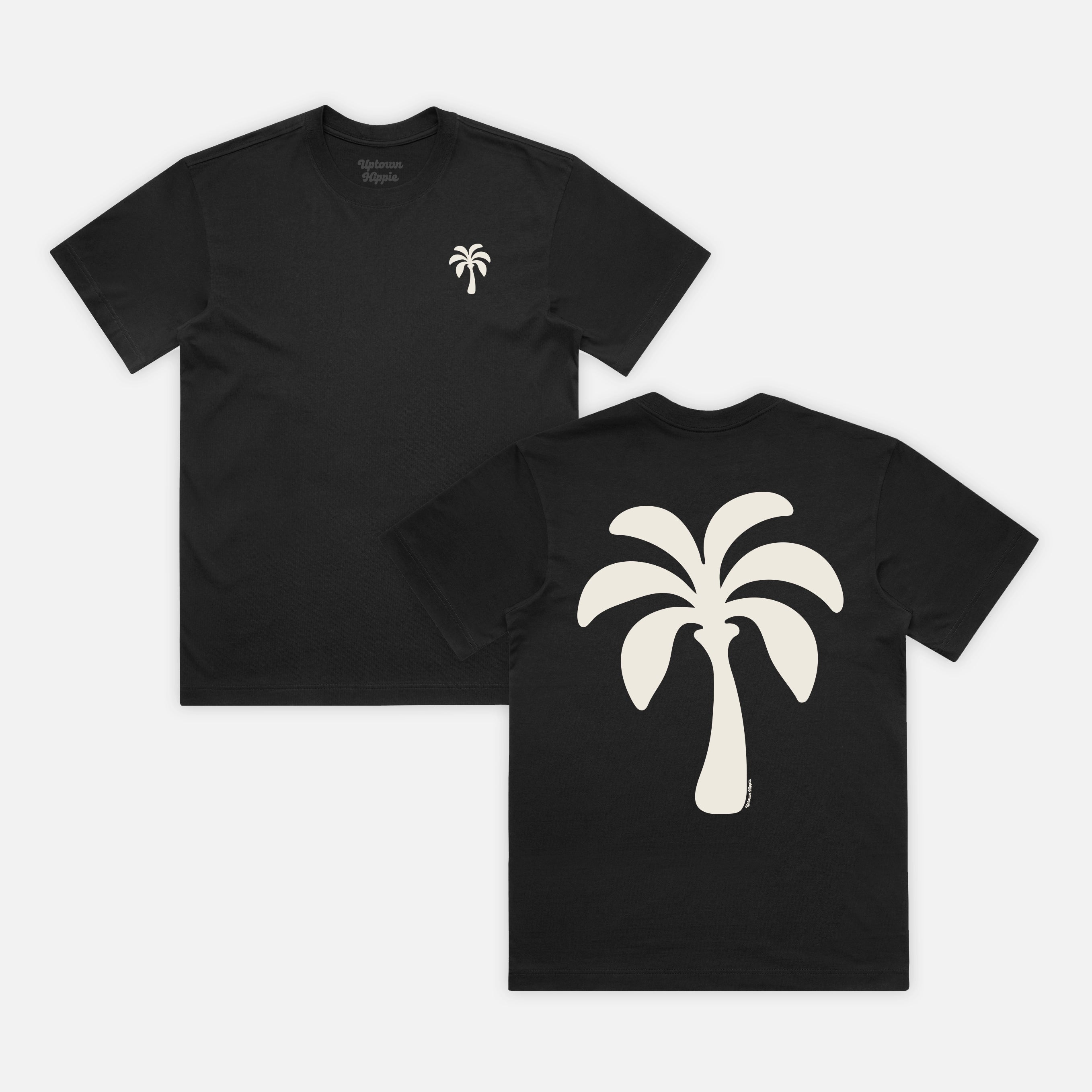 Palm Box Fit Shirt | Black