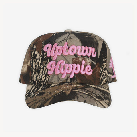 Uptown Hippie Woodland Camo Snapback Hat