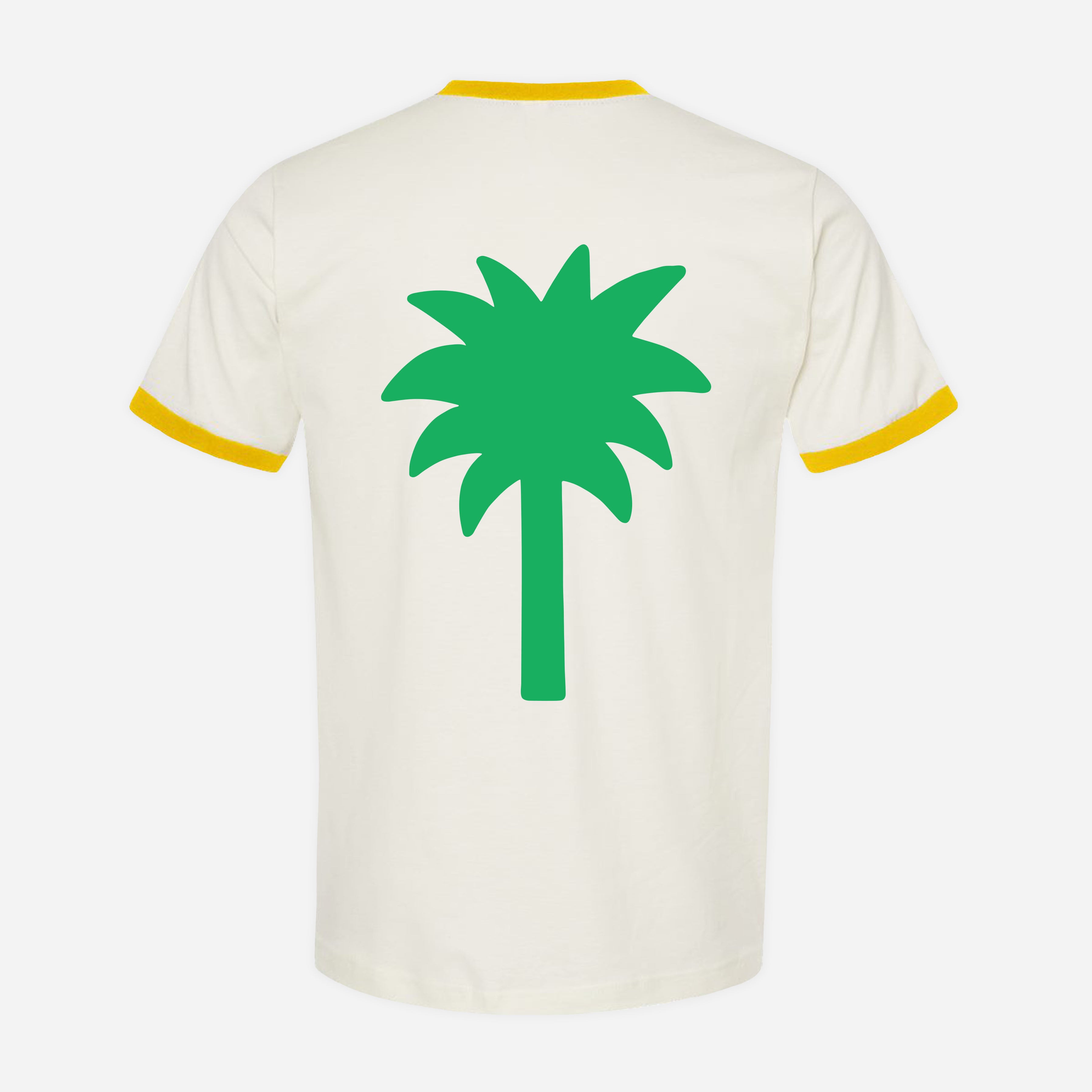 Palm Tree Ringer Shirt