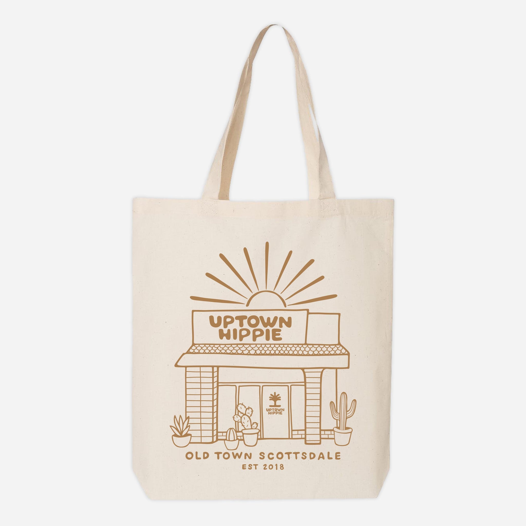 Uptown Hippie Storefront Tote Bag
