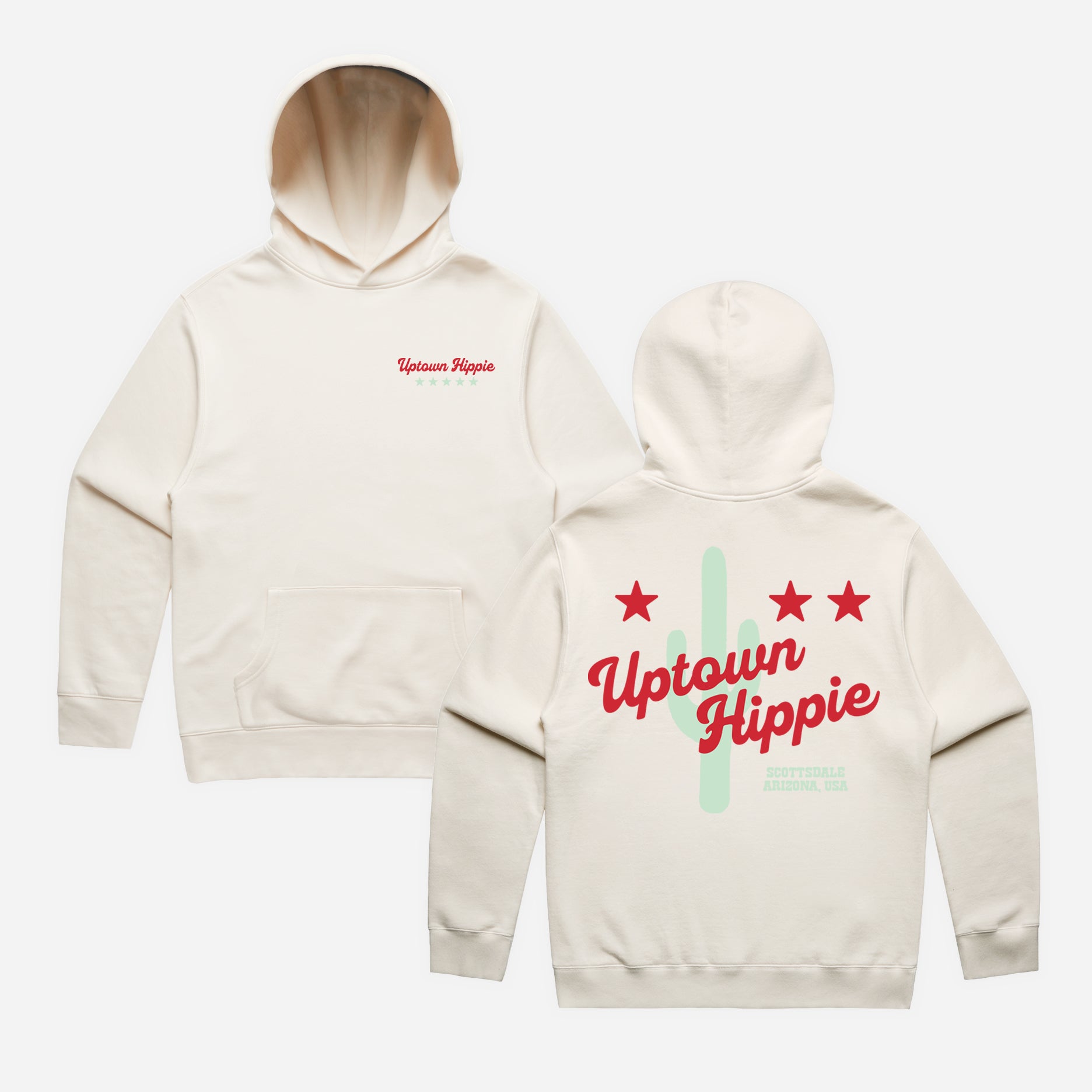 Uptown Saguaro Sweatshirt (Faded Cream)